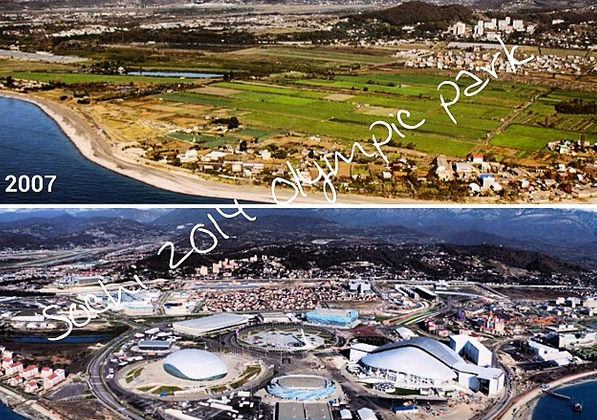 Как изменился Олимпийский парк за 7 лет.