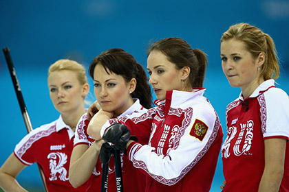 Лесгафтовцы в составе женской сборной команды России по кёрлингу – чемпионки Европы.