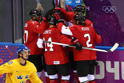 Игроки сборной Канады